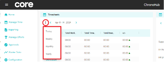 4.1 Date Range Selection